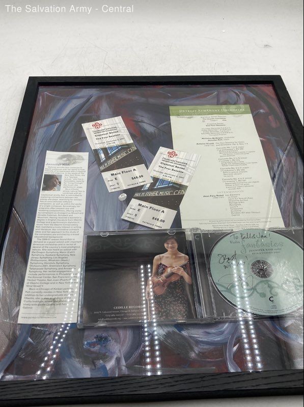 Signed Autographed Jennifer Koh Collectible Wall Art Frame Not Authenticated