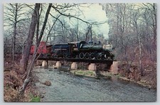 Morristown New Jersey NJ Morris County Central Rr Train Railroad Postcard