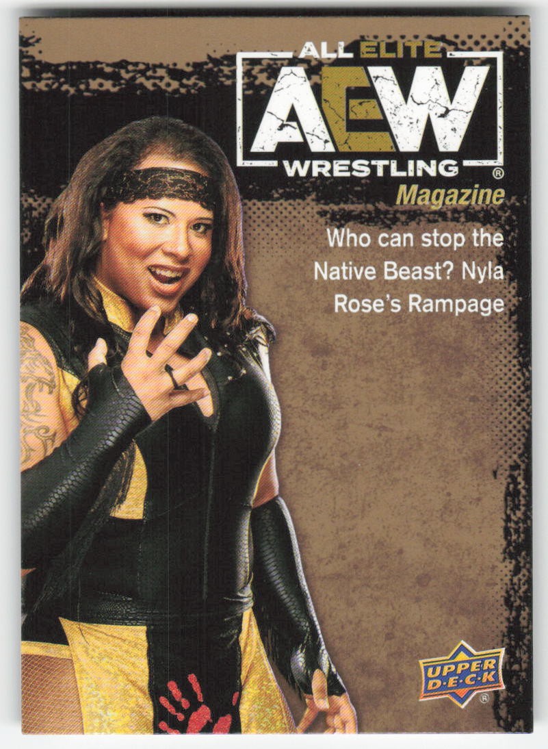 2021 Upper Deck AEW Gold Nyla Rose #97
