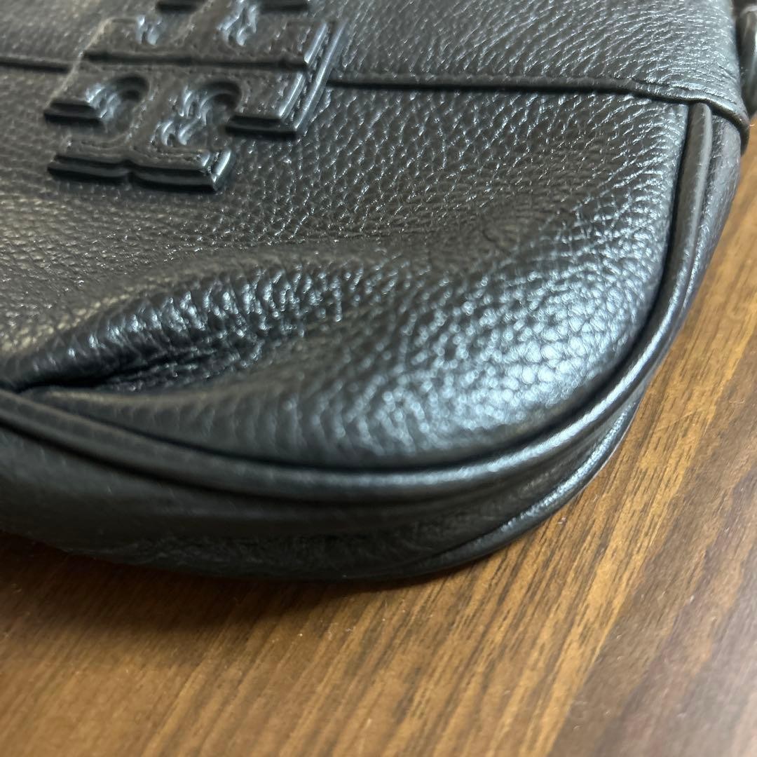 Tory Burch Shoulder Bag Leather Black Women's From Japan thumbnail 20