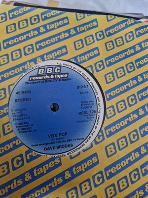 Dave Brooks   Vox Pop / After All This Time - BBC Records 7'' Vinyl 1983 ebay  UK