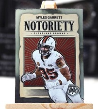Myles Garrett 2024 Panini Mosaic Notoriety insert Cleveland Browns (see pics!)
