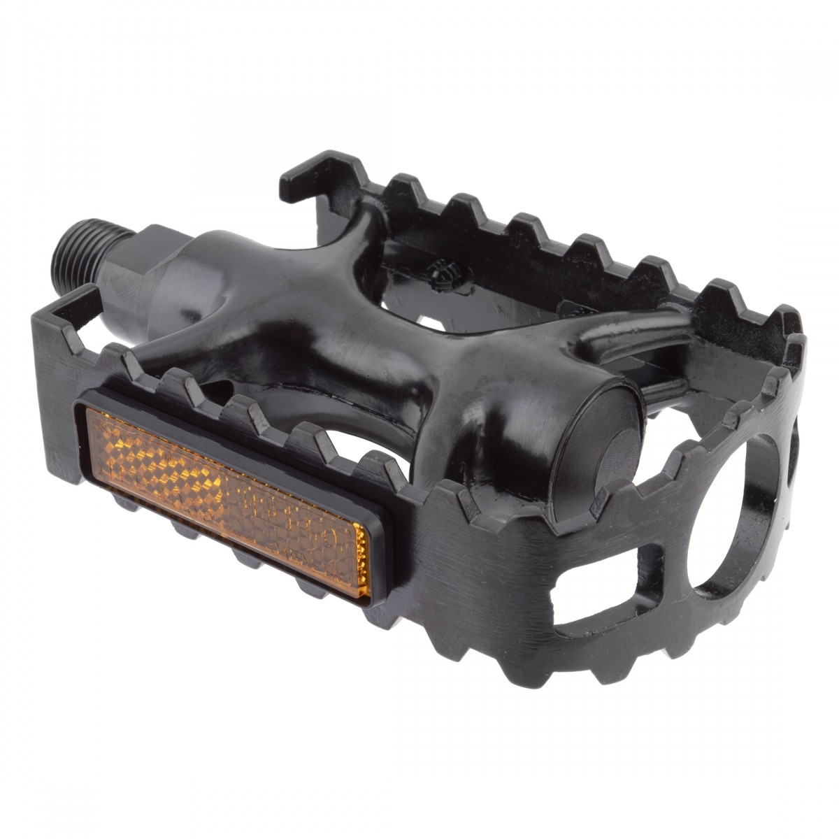 Педали на платформе Sport Cage из сплава Sunlite с хромированной осью 916 Цельный корпус Blk 6090₽