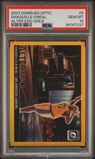 Shaquille O’Neal /10 Gold Alter Ego PSA 10 GEM MINT 2023 Donruss Optic #5 SSP