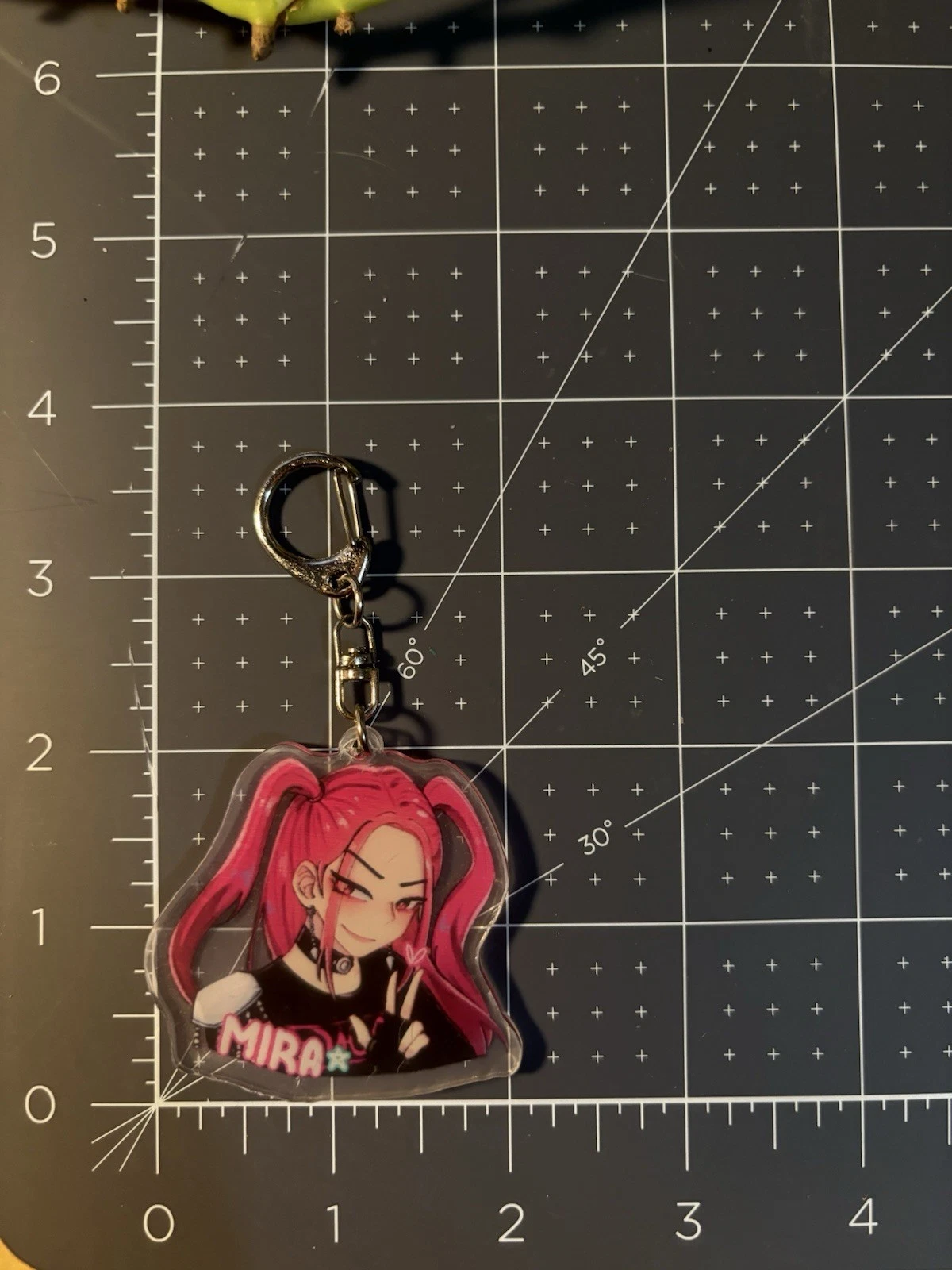 KPop Demon Hunter HUNTR/X Mira Acrylic Keychain Anime