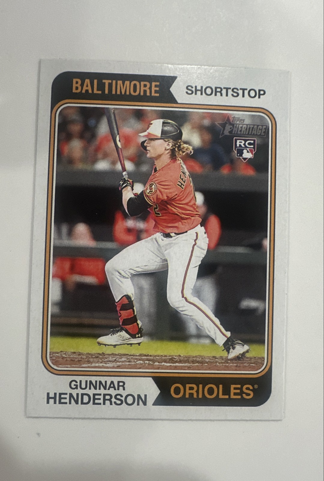 2023 Topps Heritage - Gunnar Henderson #64 (RC)