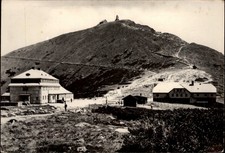 RPPC Sniezka Karkonosze Mountain View vintage postcard y641