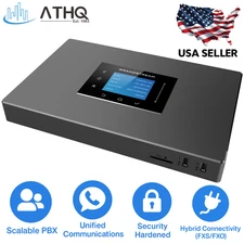 Grandstream UCM6302 VoIP IP PBX System 3-Port PoE+ 2 FXO 2 FXS Up to 1000 Users