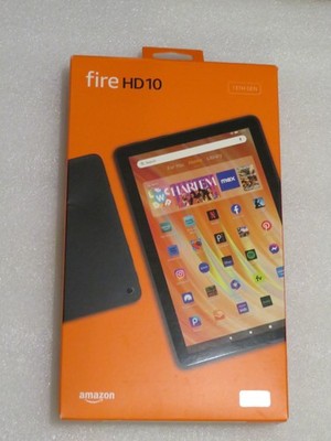 Black Amazon Fire HD 10 10.1'' 64GB Tablet 13th Gen FHD Black - Brand New Sealed