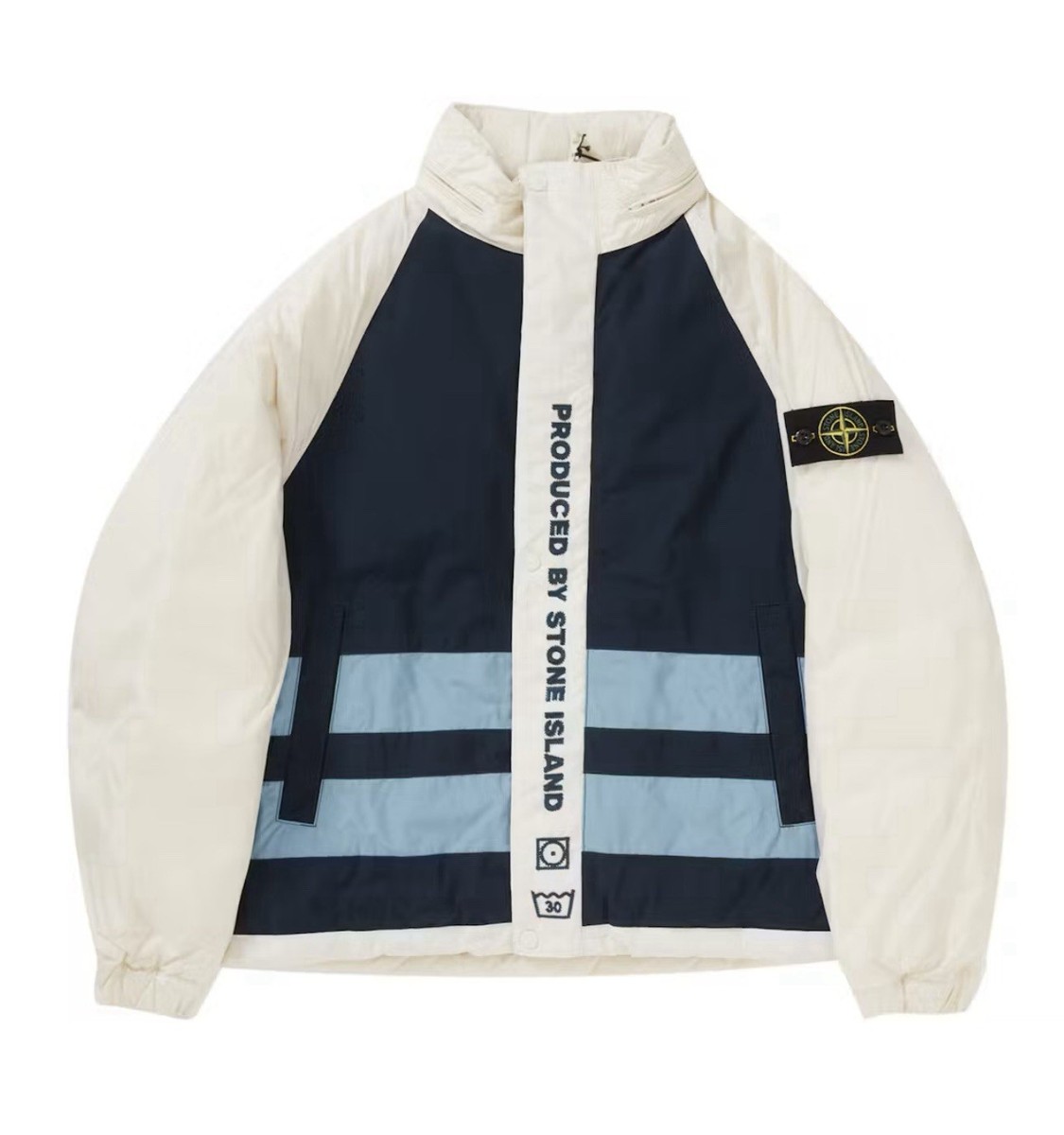 Supreme X Stone Island Reversible Down Puffer Jacket Mens Size XL