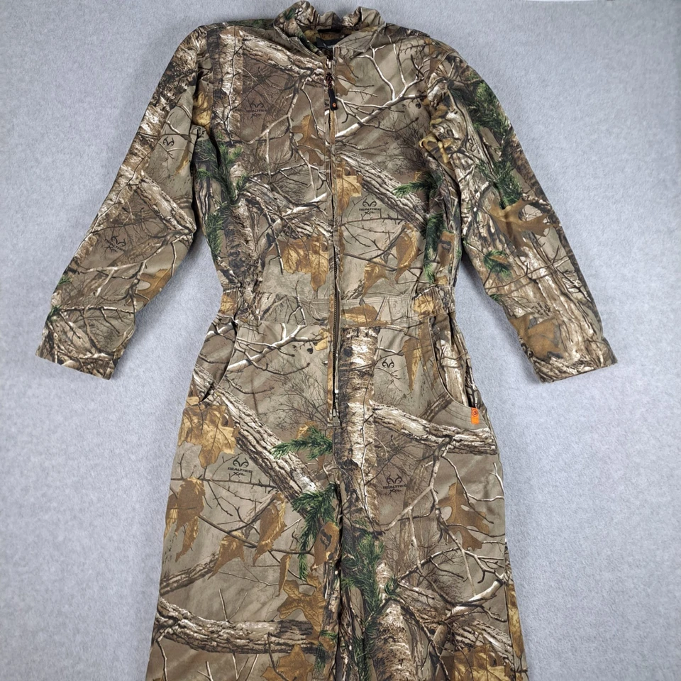 Game Winner Realtree Xtra Camo Coveralls Mens Small Insulated Full Zip - Image 4 of 4