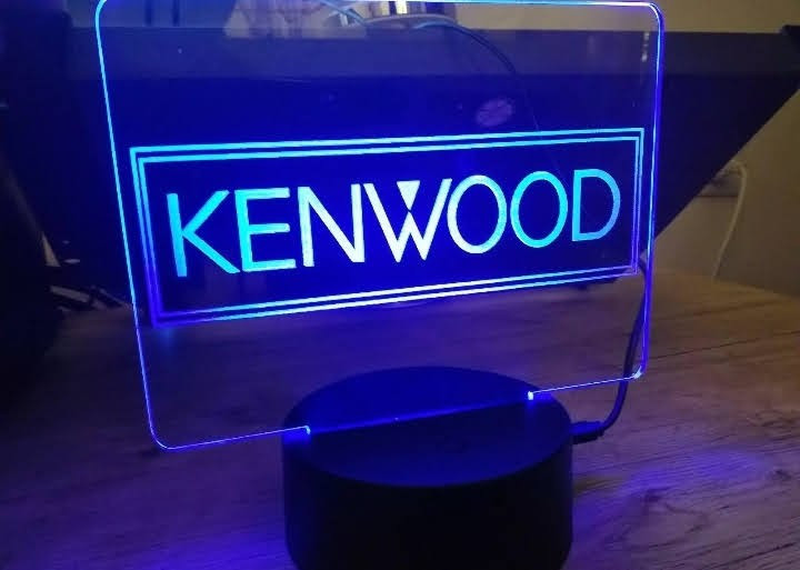 Insegna LED Kenwood Logo Lampada Hi-Fi Audio Alta Luminosità - 3