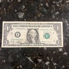 Eight Digit Broken Ladder Fancy Serial Number One Dollar Bill 1 Thru 8   — photo 1