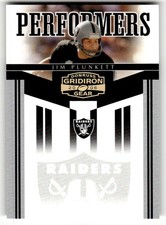 2006 Donruss Gridiron Gear Jim Plunkett Performers HoloGold #/100 #PR-10