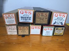 QRS Player Piano Word Roll Lot Of 9 - 1 Damaged See Pics