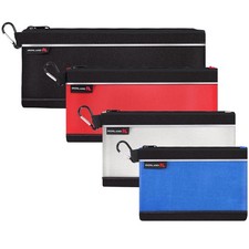 Small Tool Pouches 4 Pack Waterproof Heavy Duty Zipper Storage Organizer Bag