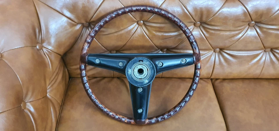 Toyota STARLET KP60 Mk1 Mk2 Wooden Steering Wheel - Image 3 of 4