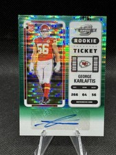 🔥ROOKIE AUTO /30!🔥 2022 Contenders Optic Rookie Ticket Auto George Karlaftis
