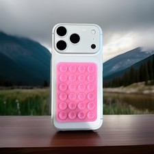 Suction Cup Phone Case Mount Double-Sided Silicone StickyPhone Stand Holder