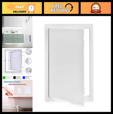 Durable 12x16 Inch Plastic Plumbing Access Panel Door - Removable Wall & Ceiling