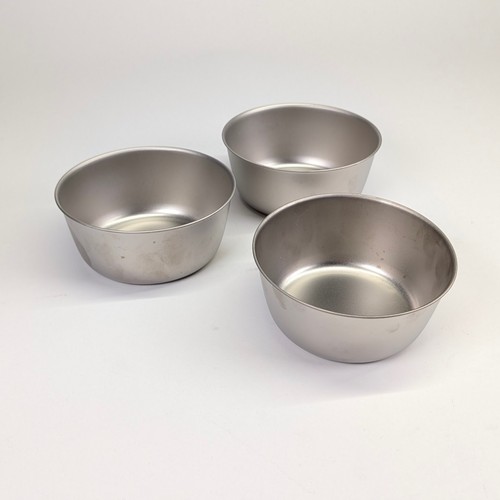 Snow Peak Titanium Bowl Set of 3 Camping Backpacking Ultralight Made In Japan