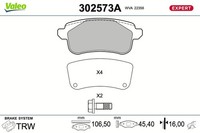 Bremsbelagsatz BremsklöTze Hinterachse FüR Renault ScéNic IV J9_ Grand R9_