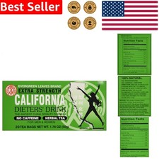 California Dieters' Tea Extra Strength Evergreen Loose Leaf Black Box 1.76oz