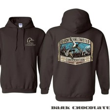 Ducks Unlimited Hoodie  Waterfowl Hunting Conservation Hoodie