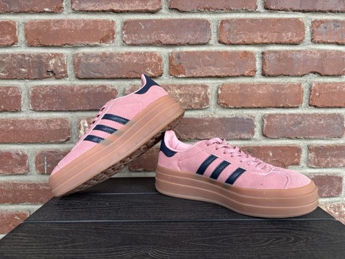 Adidas Gazelle Bold W Pink / Victory Blue Glow Gum Plateau Damenschuh Größe 4 - Bild 2 von 7