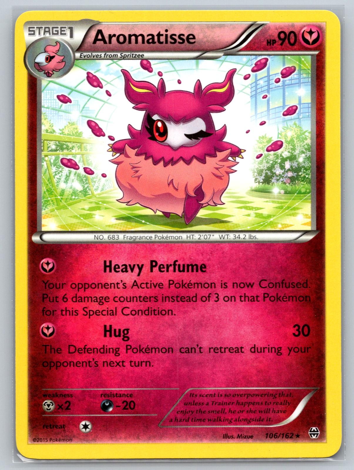 AROMATISSE 106/162 RARE BREAKTHROUGH POKEMON LP