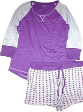 Kenneth Cole Reaction NWT Women's L Knit Top  Shorts Pajamas or Lounge Set