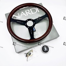 Nardi Classic 350mm Steering Wheel Mahogany Wood With Black Finish