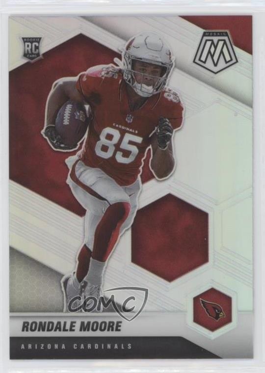 2021 Panini Mosaic Rookies Silver Prizm Rondale Moore #317 Rookie RC ey9