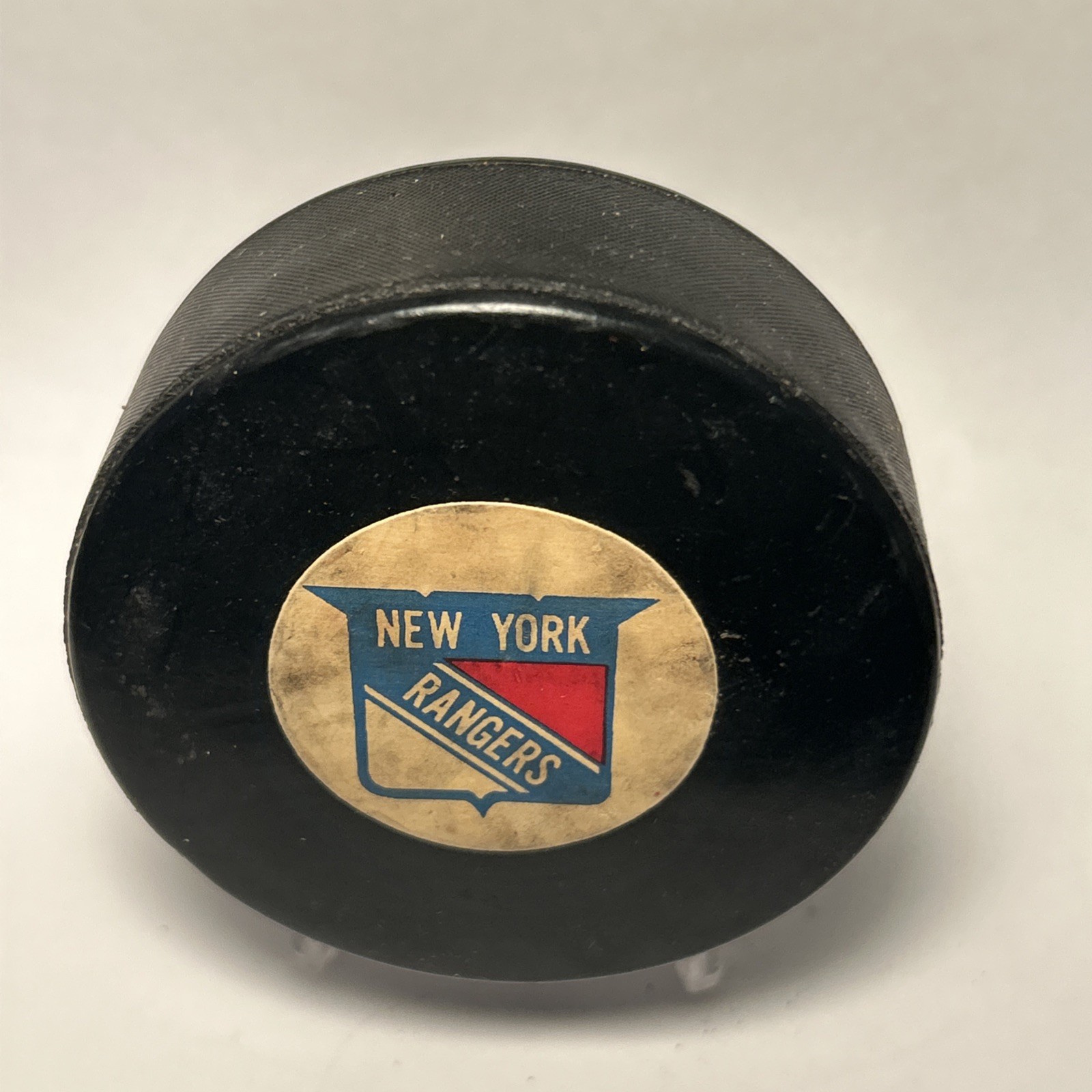 New York Rangers NHL Official Game Puck Converse Art Ross Vintage USA thumbnail 6