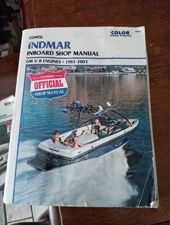 NEW CLYMER INDMAR INBOARD SHOP MANUAL 1983 2003 GM V 8 ENGINES NO. B805