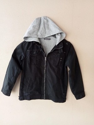 Einfach K-Way Jacke schwarz Gr. 12 Jahre