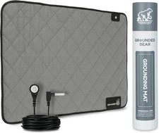 Premium Grounding Mat for Feet, Soft Cotton Silver Fiber, Comfort for Sleep