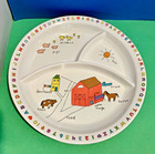 Anacapa Melamine Ware Divided Child's Plate, Cup Farm Animals ABC Vintage 1987 — photo 2