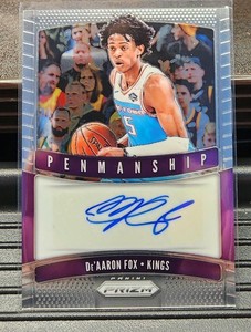 De Aaron Fox Autograph | eBay