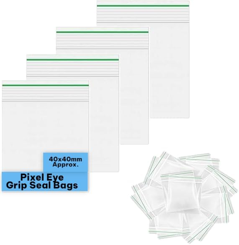 Grip Seal Bags 40Mmx40Mm ® Clear Plastic Ziplock Bags Small Resealable Storage P