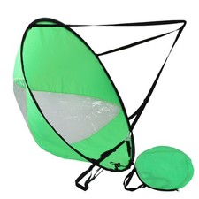 ɪPolyester Taffeta Folding Kayak Wind Sail Transparent Window Canoe Wind Sail
