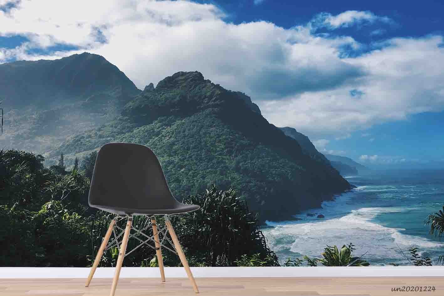 3D Sky Mountain Forest Landscape Wall Murals Wallpaper Murals Wall Sticker