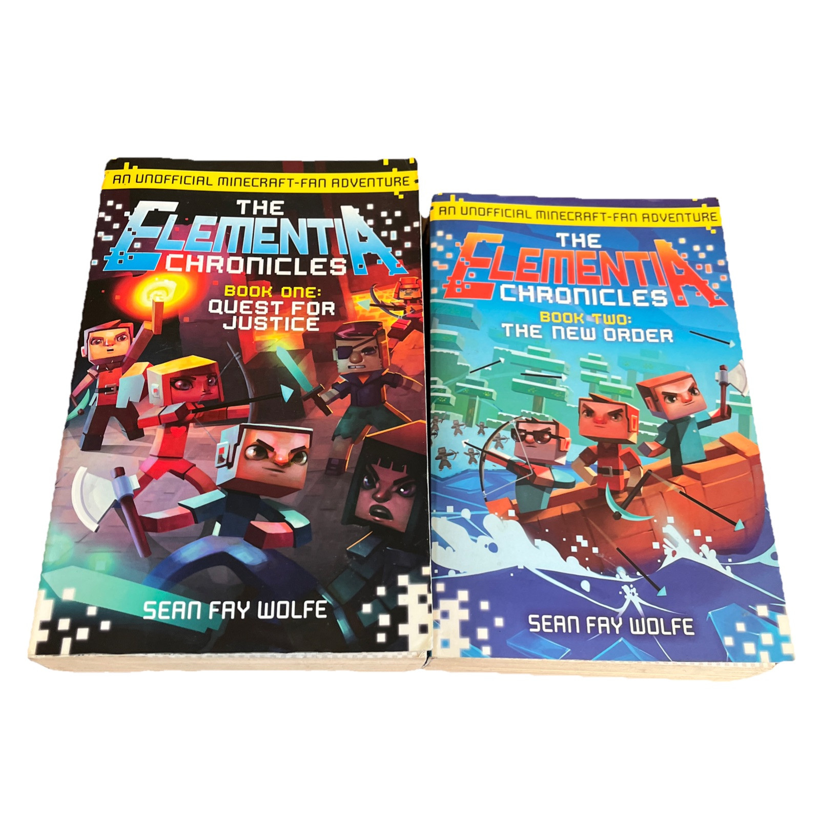 Elementia Chronicles 1 & 2 Sean Fay Wolfe Quest For Justice New Order Minecraft