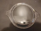 PYREX - 470- C Clear Glass Replacement LID ONLY  5.75” Diameter Vintage