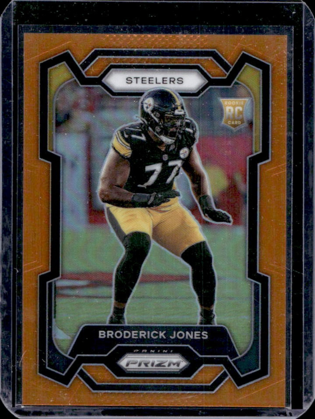 Broderick Jones Panini Prizm #385 Orange