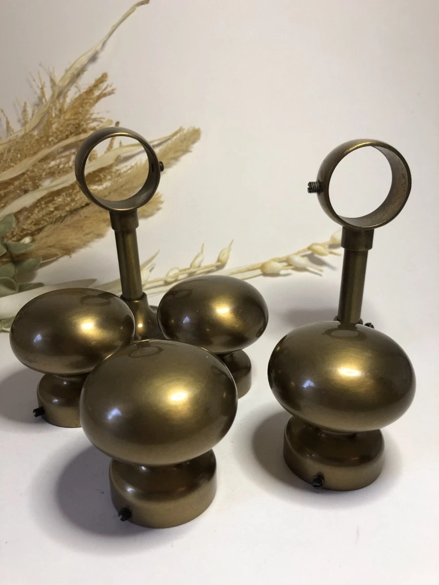 6 embouts diamètre tringle rideau 3 cm laiton creux ancien 6 embouts diamètre tringle rideau 3 cm laiton creux ancien