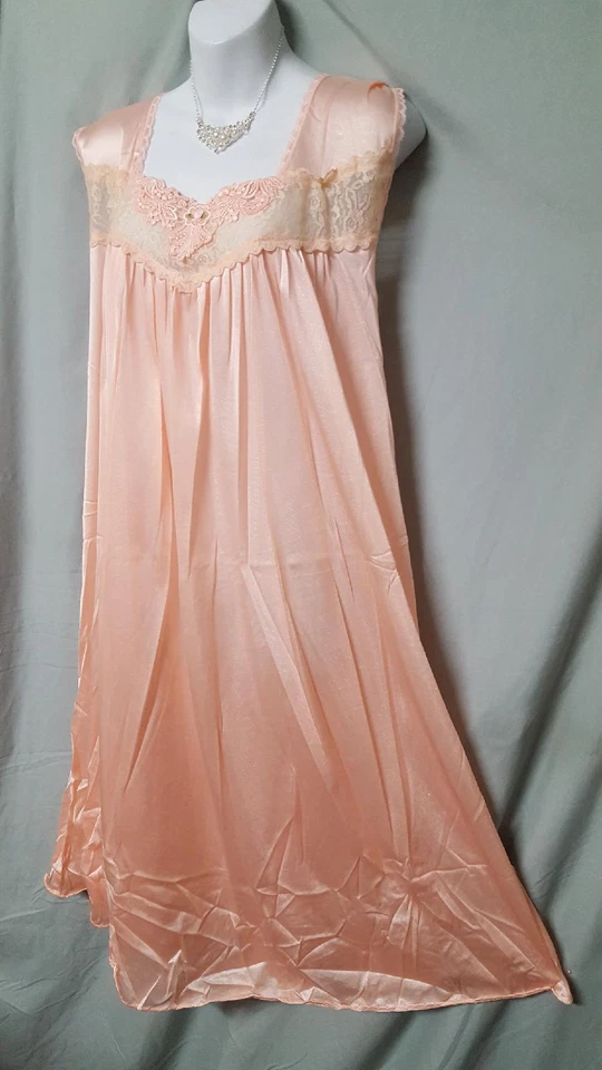 Woman Within Nightgown Pink Blue Green Purple Sleeveless  M L  1X  2X  3X 4X 5X  - Image 4 of 4