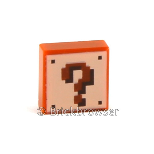 NEW LEGO Part Number 3070.059 in Dark Orange - Picture 1 of 2