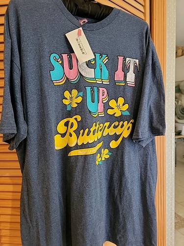 Simply Southern Tshirt XL SUCK IT UP BUTTERCUP. New With TAGS - 第 5/5 張圖片