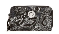 Stellar Paisley Vera Bradley Turnlock Wallet RFID Zip Around Accordion  NWT
